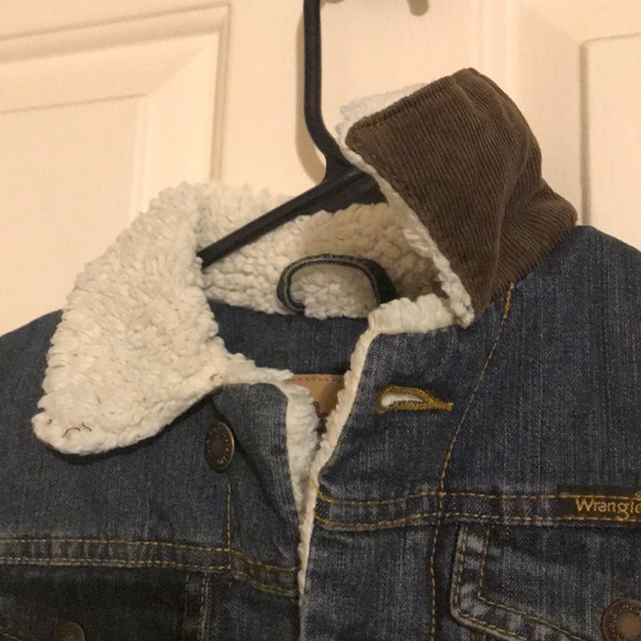 NEW! Wrangler Sherpa Lined Denim Jacket (Youth) - Picture 9 of 11